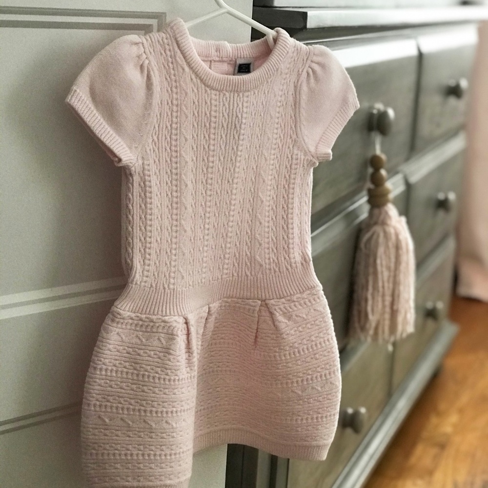 Janie and Jack Pink Knit Dress
